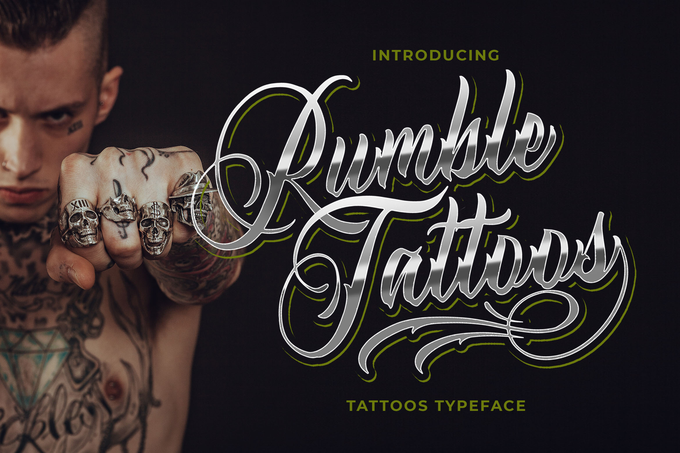 Пример шрифта Rumble Tattoos #1
